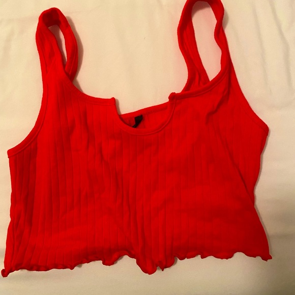 SHEIN Tops - super cute Red cropped top